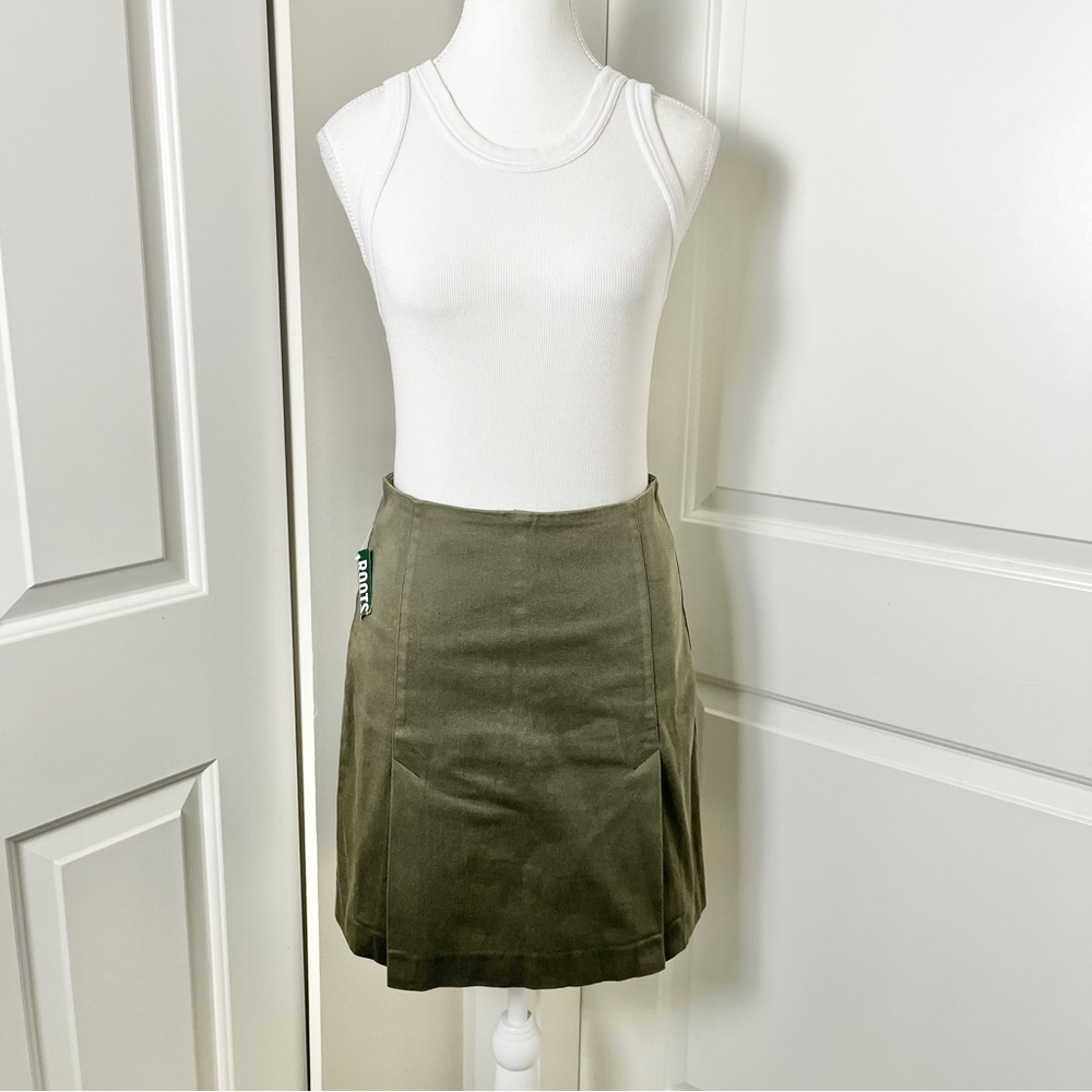 NWT Roots Golf Green A-Line Pleated Cargo Skort – Sporty & Chic, Size 6 - Picture 4 of 16